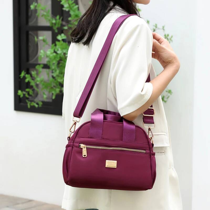 Women's Nylon Ladies Single-shoulder Messenger Lady Waterproof Crossbody Travel Shoulder Bag High quality Casual Handbag