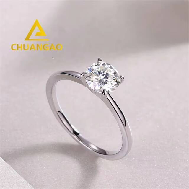 925 Silver Ring Moissanite Ring Moissanite Engagement Ring for Women