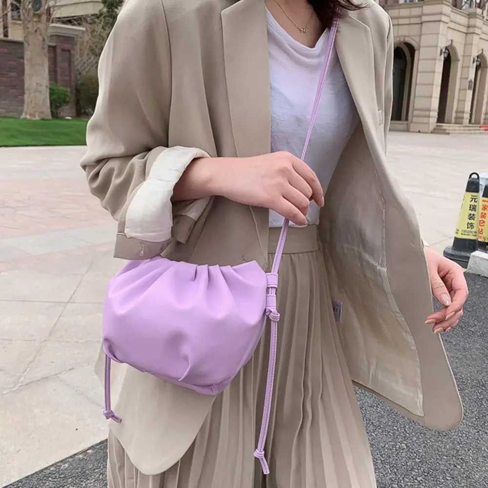 Travel Handbag Cloud Bag PU Outdoor Crossbody Phone Bag Korean Style Bag Very Peri Bag Womens Shoulder Bag Y250719