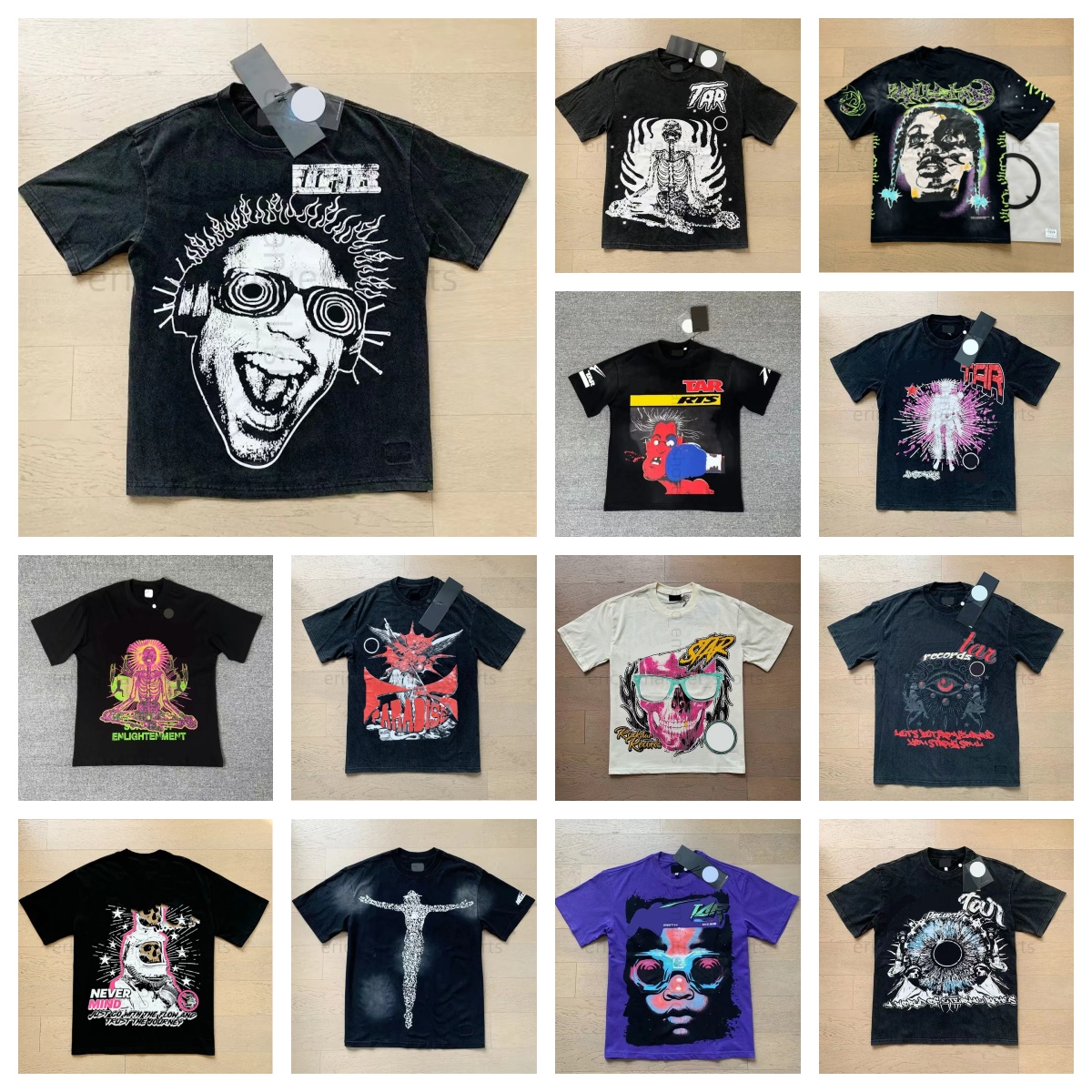 high quality Designer Fashion gothic vintage Mens t shirt graphic tee women shirt shirts Summer Casual Couples Short Sleeve streetwear