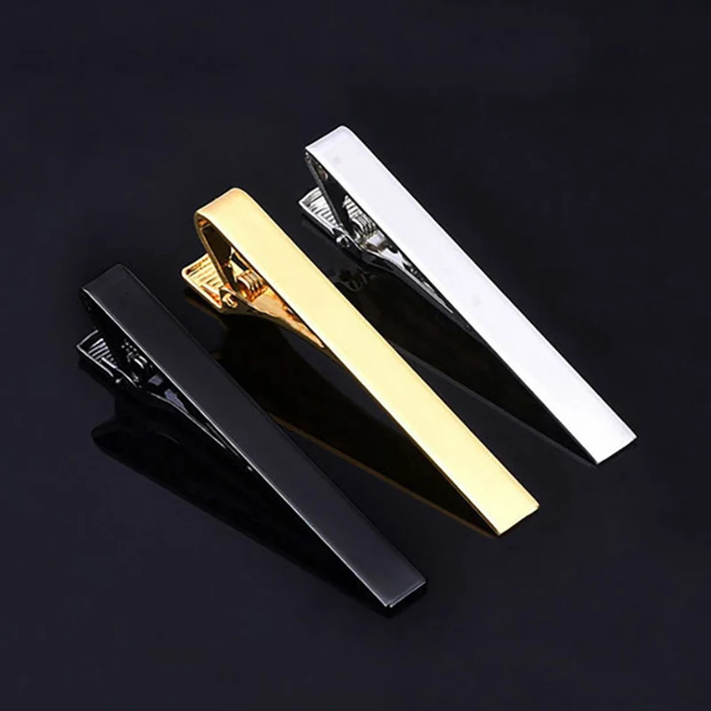 Tie Clip Fashion Style Ties for Men Metal Tone Simple Bar Clasp Practical Necktie Accessories Pin Mens Collar 250715