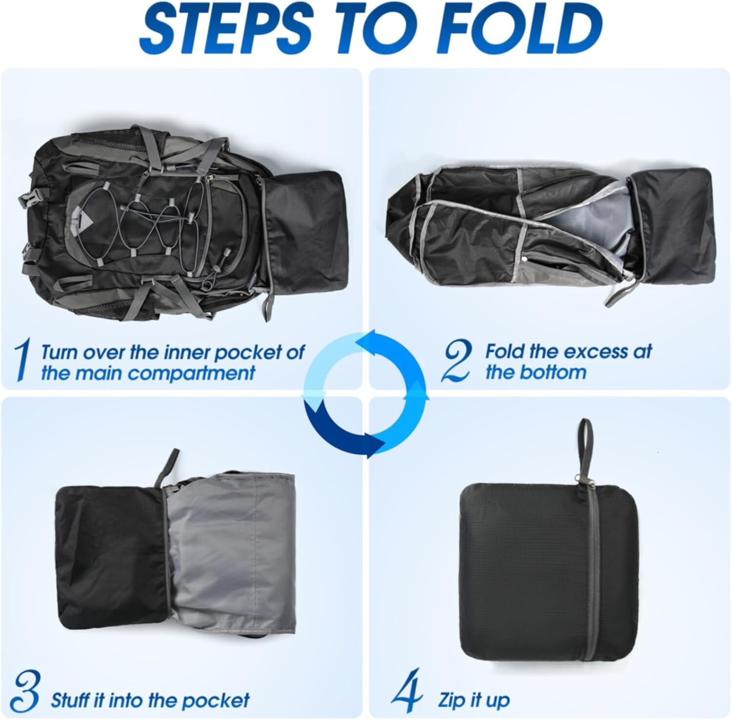 YMX 282 640 IGOLUMON 40L Packable Lightweight Camping Backpack Men Women Waterproof Hiking Outdoor Travel Daypack