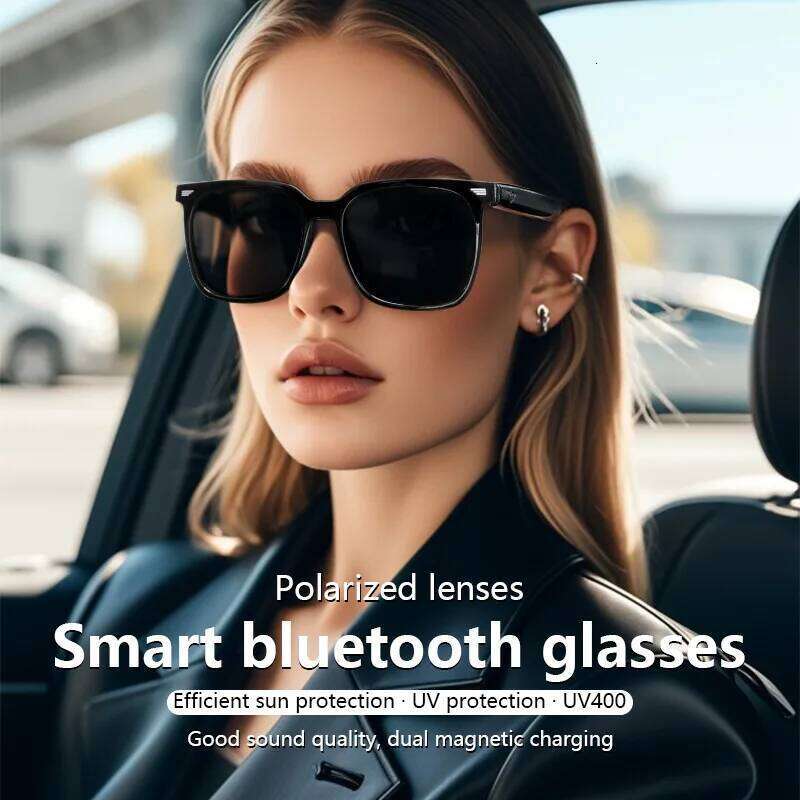 designer New Smart Wireless Bluetooth Listen Music To Answer The Phone Men And Women Fashion Anti-blue Light sunglasses