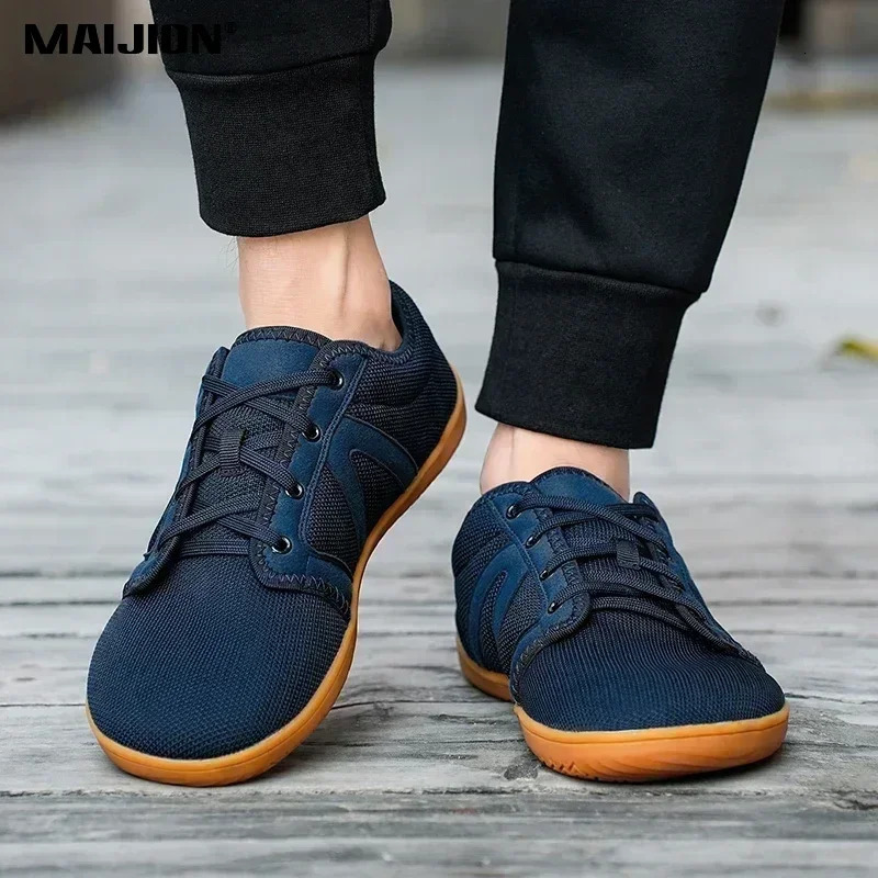 Mens Minimalist Barefoot Sneakers Wide Fit Zero Drop Sole Optimal Relaxation Mens Cross Trainer Barefoot Shoes Wide Toe Box 250716