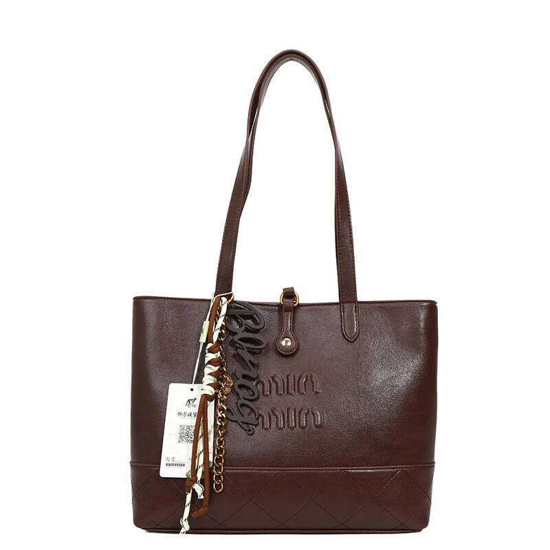 Autumn New 2025 Retro Fashion Underarm Tote Shoulder For Commuting To Work Versatile Large-Capacity Women's Bag