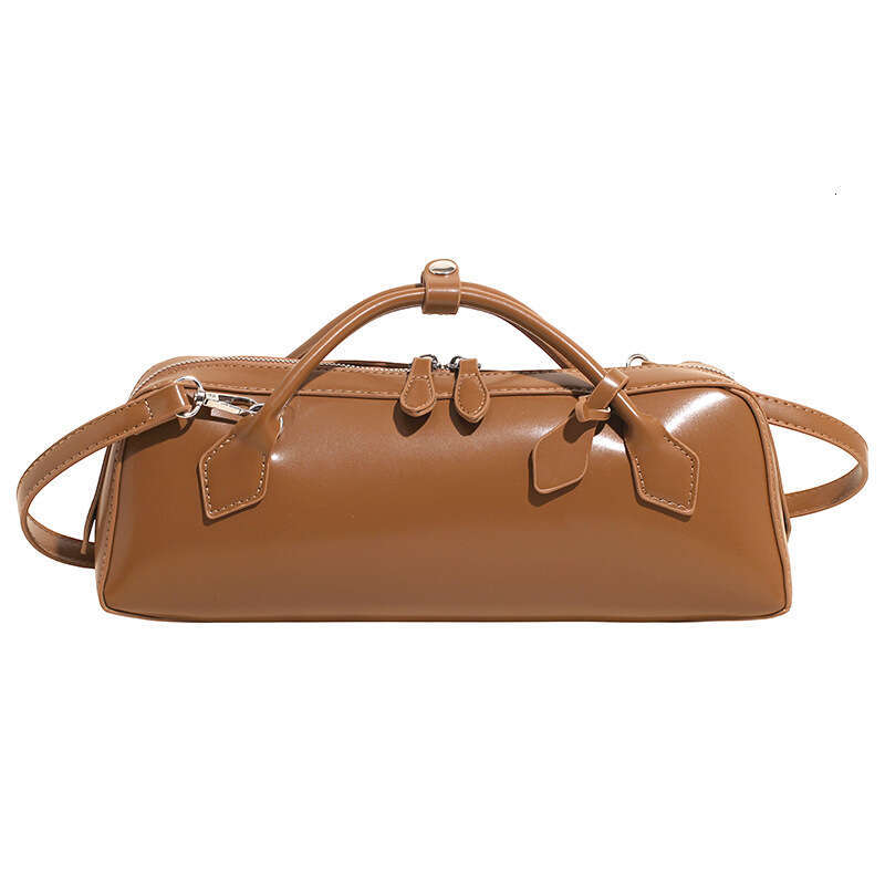 Simple Handheld Boston for Women 2025 Summer High-End Fashionable Commuter Shoulder Crossbody Bag