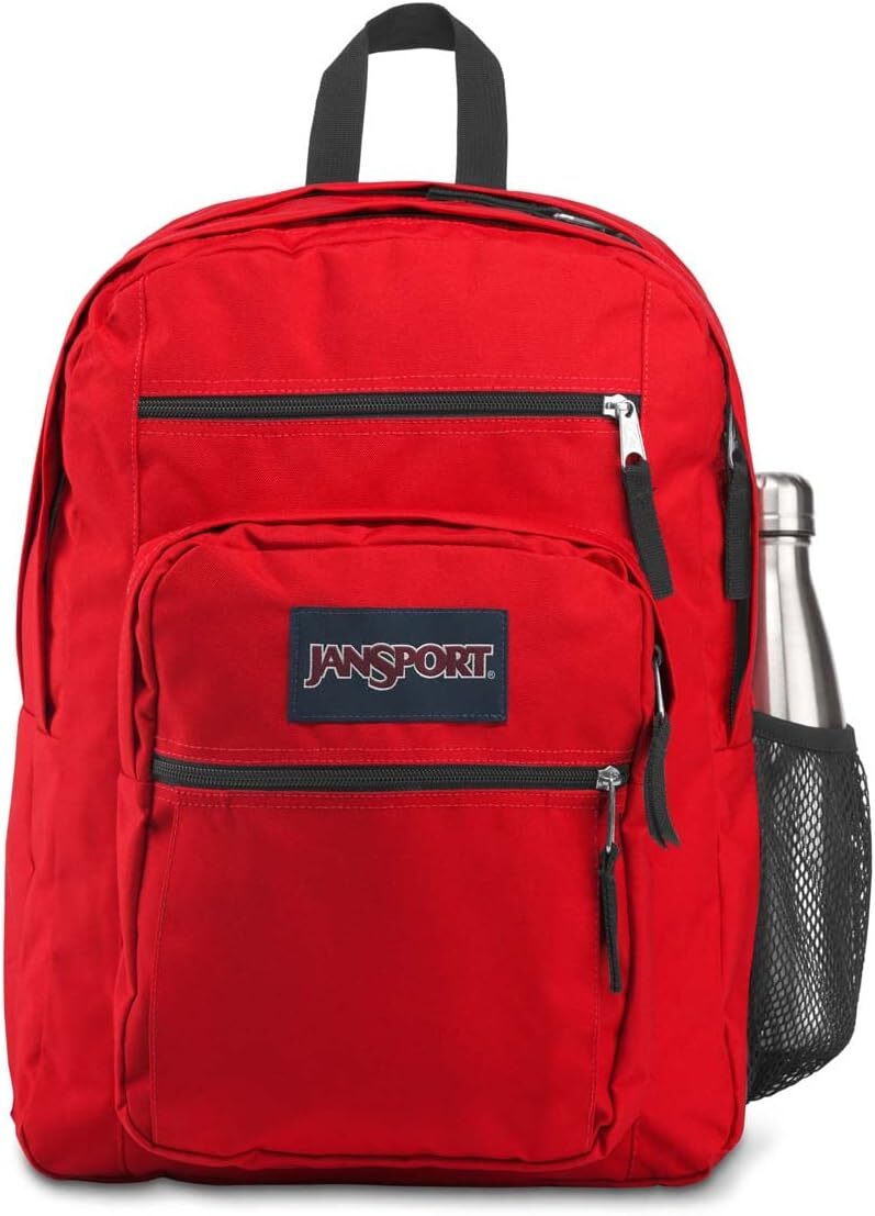 DHYMX JanSport Backpack Computer Bag with 2 Compartments, Ergonomic Shoulder Straps, 15 Laptop Sleeve, designer bag Haul Handle - Red Tape