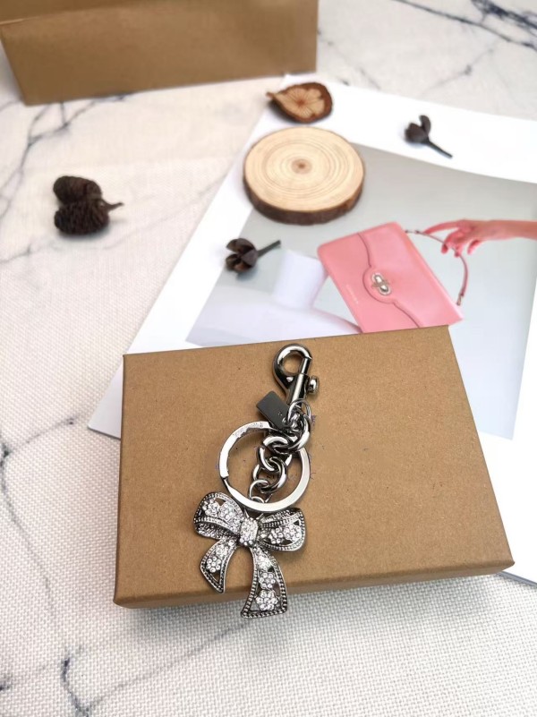 Cute Cherry Keychain Wallet Bag Charm Fashionable Small Purse Keyring with Crystal cents Red Blk L250928PHHV