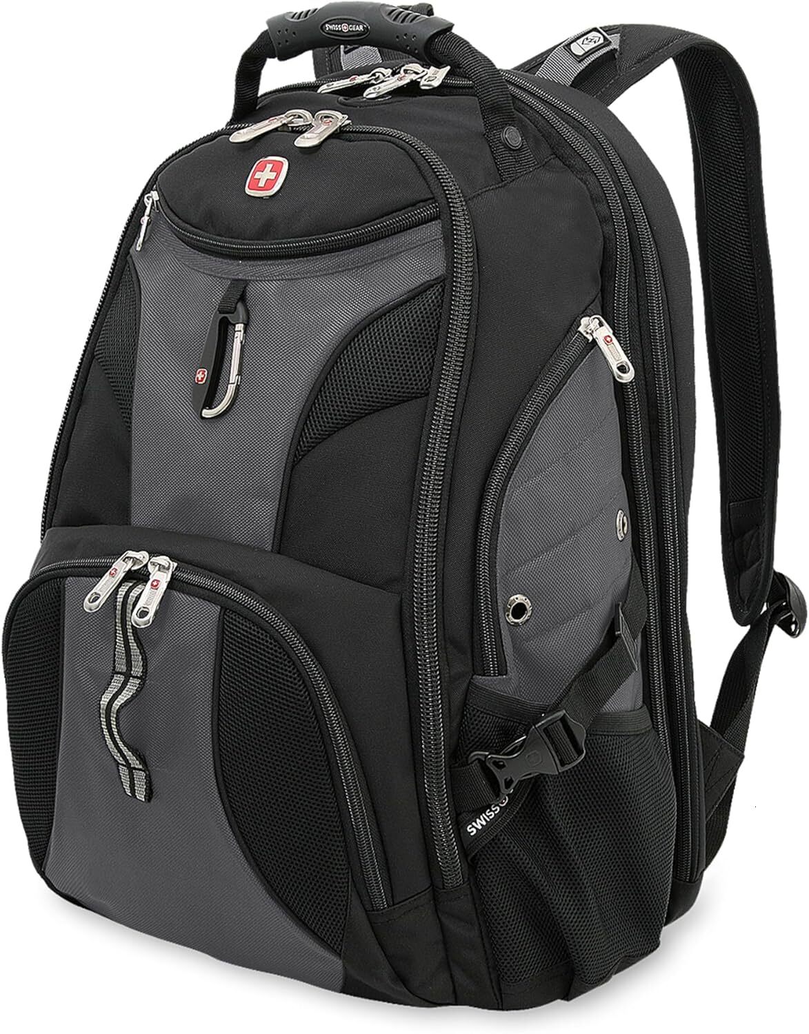 DHYMX designer bag SwissGear 1900 Scansmart TSA 17 Laptop Backpack, Grey/Black, 19-Inch