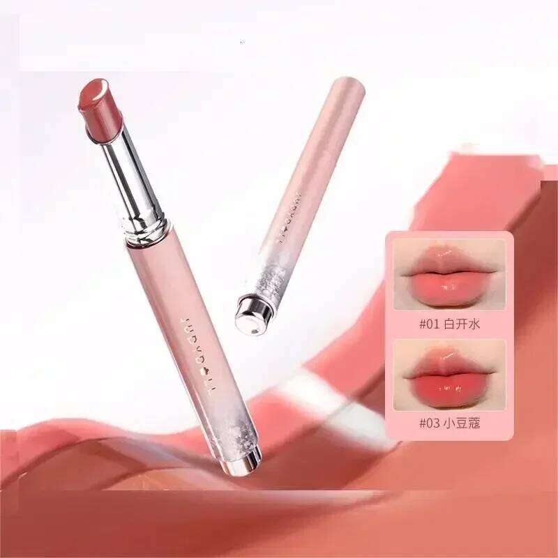 JudyDoll Original Genuine Water Shining Glass Lipstick Moisturizing Jelly Lip Glaze Natural Female Lipgloss Rare Makeup Beauty X25072