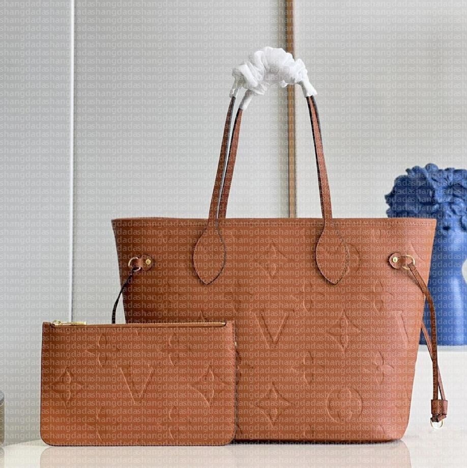 2025 designer bag 2pcs Set Enbossed Flower Women Cross body Handbag Shoulder Bags Fashion Composite Lady Clutch Tote Bag shopping Female Coin Purse Wallet