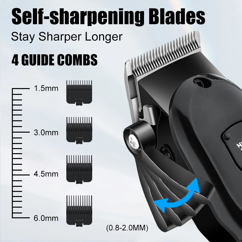 HIENA hair clipper Shaver Professional electric scissors push Barber shop trimmers Hair cutting machine trimmer for men 250716
