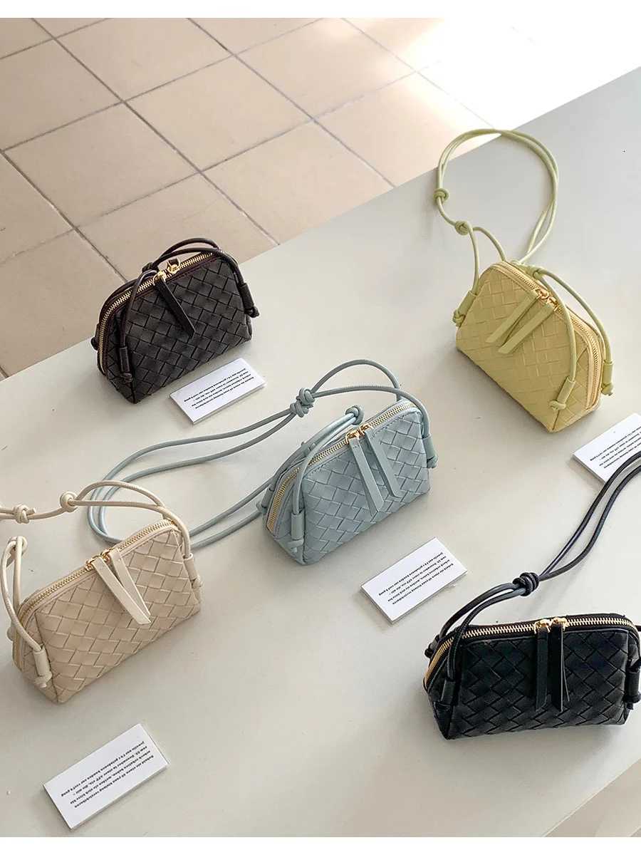 Woven ell Crossbody Bag Casual Versatile Single oulder Bag Phone Bag for Women Korean Sle Artistic Design Y250719