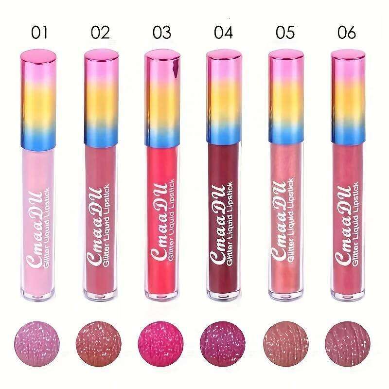 CmaaDu 1pcs Liquid Lipstick Lasting Lip Gloss Easy to Color Waterproof Non-stick Cup Does Not Fade Exquisite Gift X250720