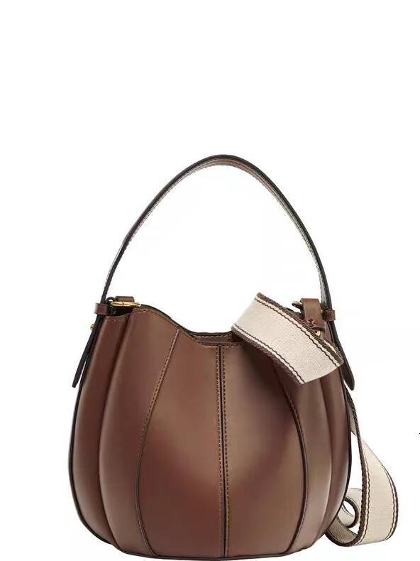 Women's Soft Leather Crossbody 2025 Commuter Niche Trendy Saddle Bag Single Shoulder Slanting Handbag high-quality