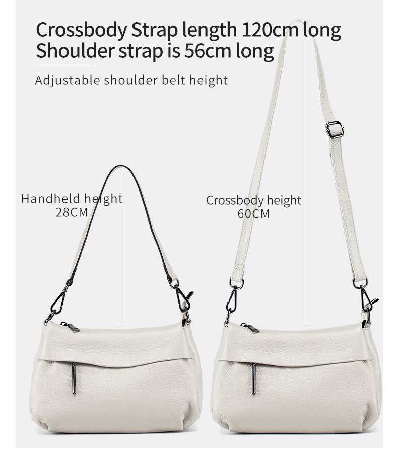 High Quality Real Leather Handbag Ladies Genuine Leather Shoulder Bags Womens Casual Messenger Bags Versatile Crossbody Bag Y250719