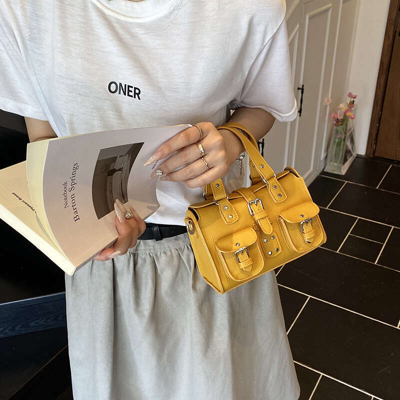 Fashionable Motorcycle Handbag Crossbody Bag Niche Trendy Style Break New Ground