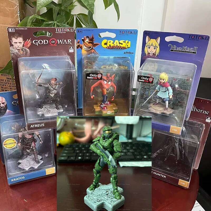ToTaku Crash Bandicoot Hunter Kratos Parappa Gold Hoarder Atreus Evan Model Toy Bloodborne Action Figure Collection Gifts