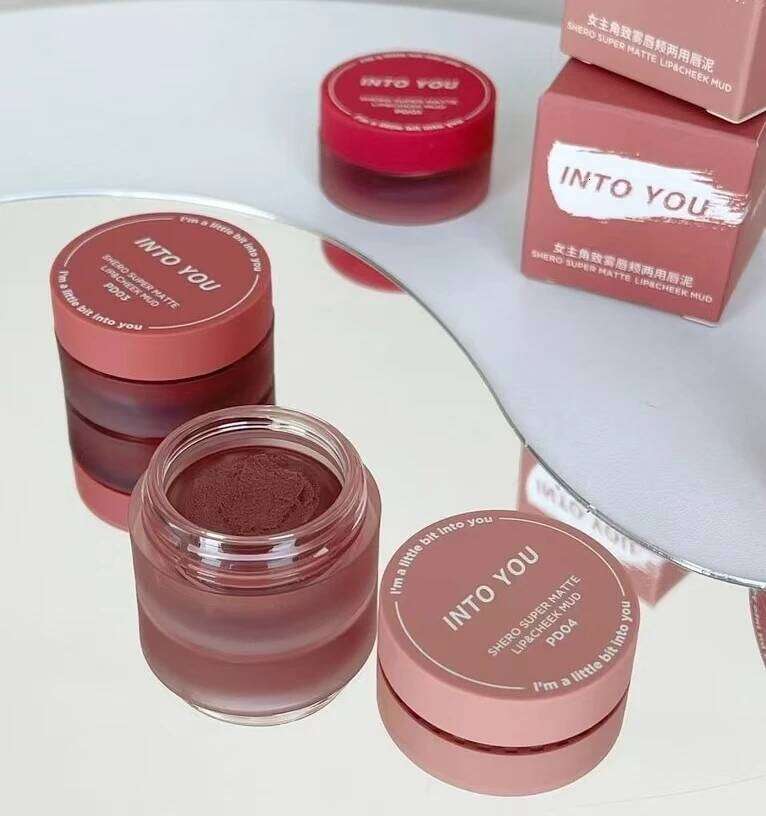 INTO You Canned d Matte Veet Whitening Long lasting Frost Lip Glaze Natural Bare Color X250721 X250721 X250721