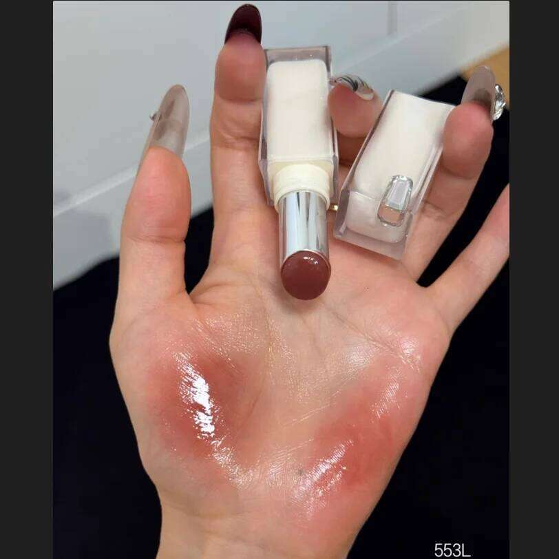 Joocyee Transparent Crystal Freeze Lipstick Mirror Moisturizing Watery Glaze lipstick Cruelty-Free & Vegan Lip Gloss Female X250721 X