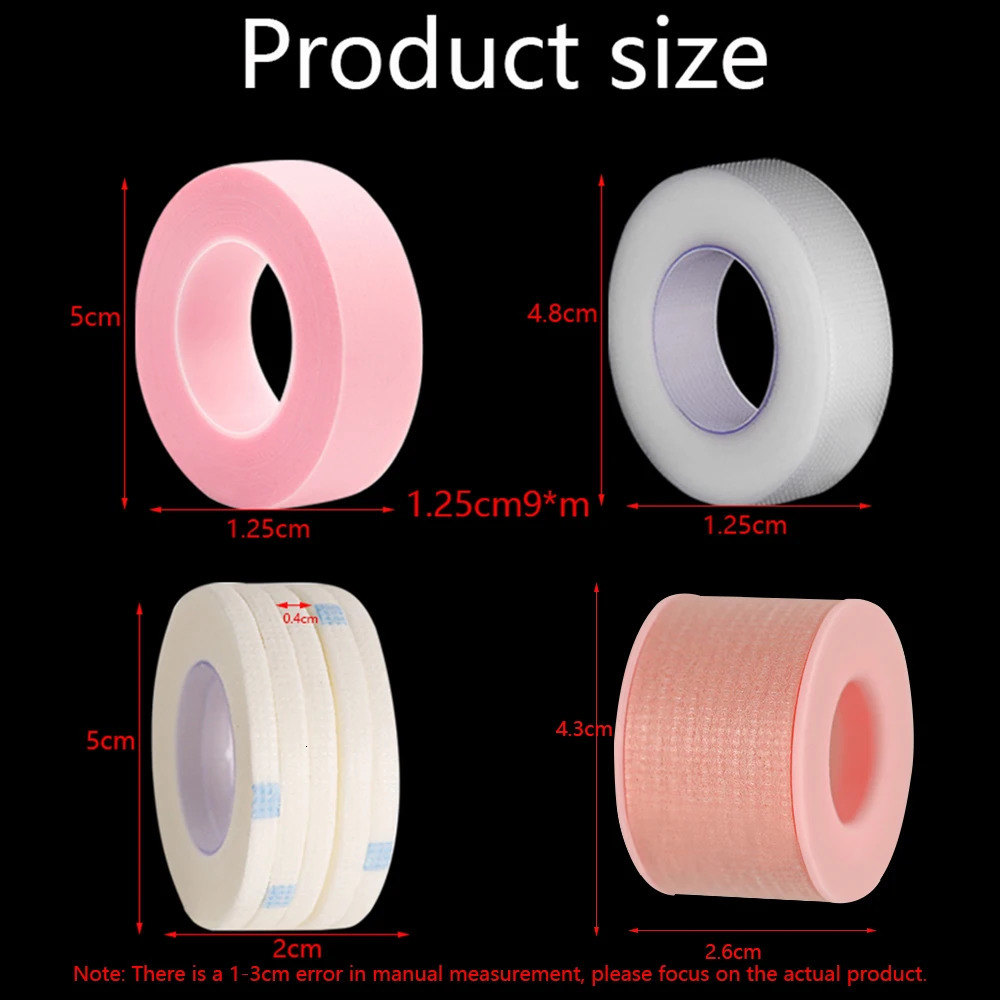 135 Rolls Eyelashes Tape PE Adhesive Tools Under Eye Pads For Micropore Lashes Grafting Supplies Lash Lifting Tapes 250716