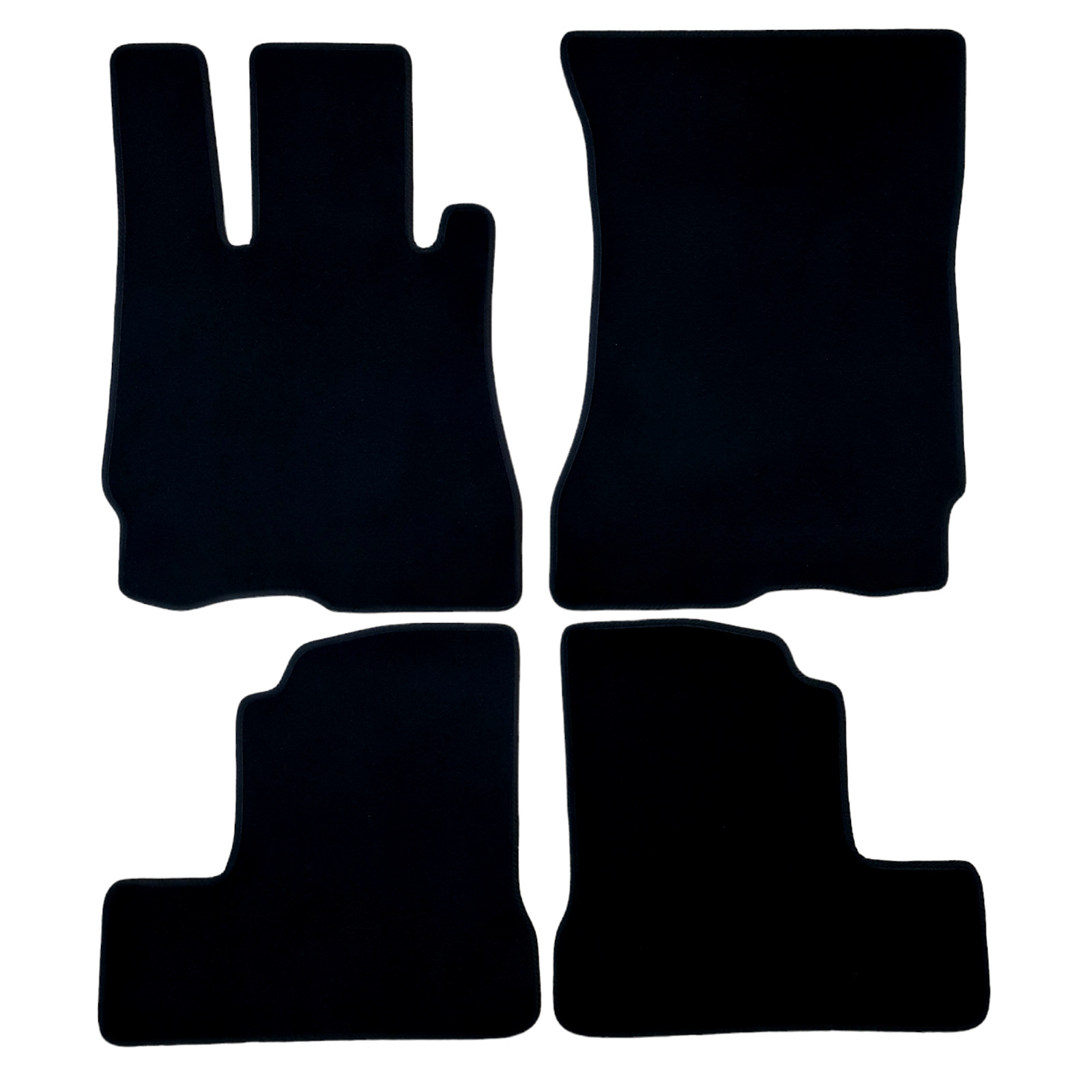 Velour Car Floor Mats For S Class W221 Auto Liners Waterproof Black New