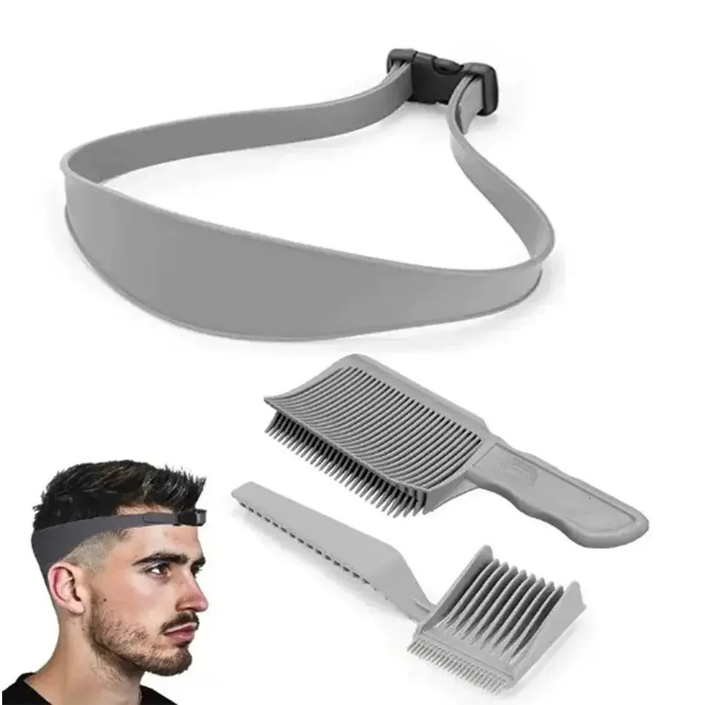 Adjustable Hair Trimming Guide Set Neckline Shaving TemplateDIY Self Haircutting System Straight Neck Hairline Tool 250716