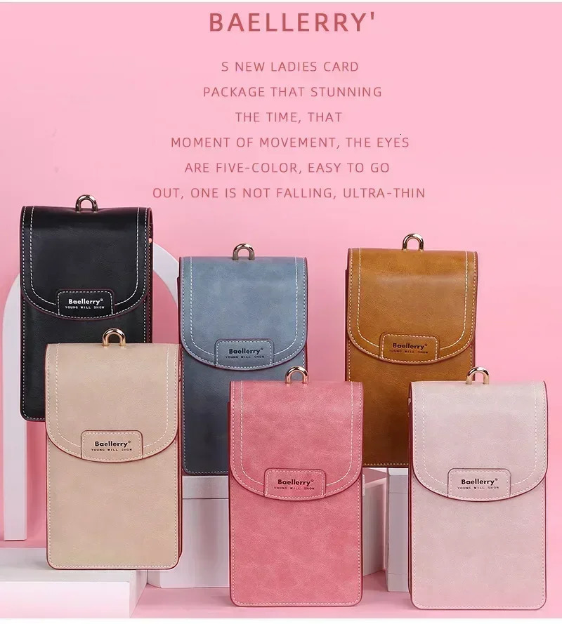 Korean Edition Phone Bag Baellerry Fashion Phone Bag Buckle Crossbody Phone Bag Fashion Versatile Shoulder Bag 250717
