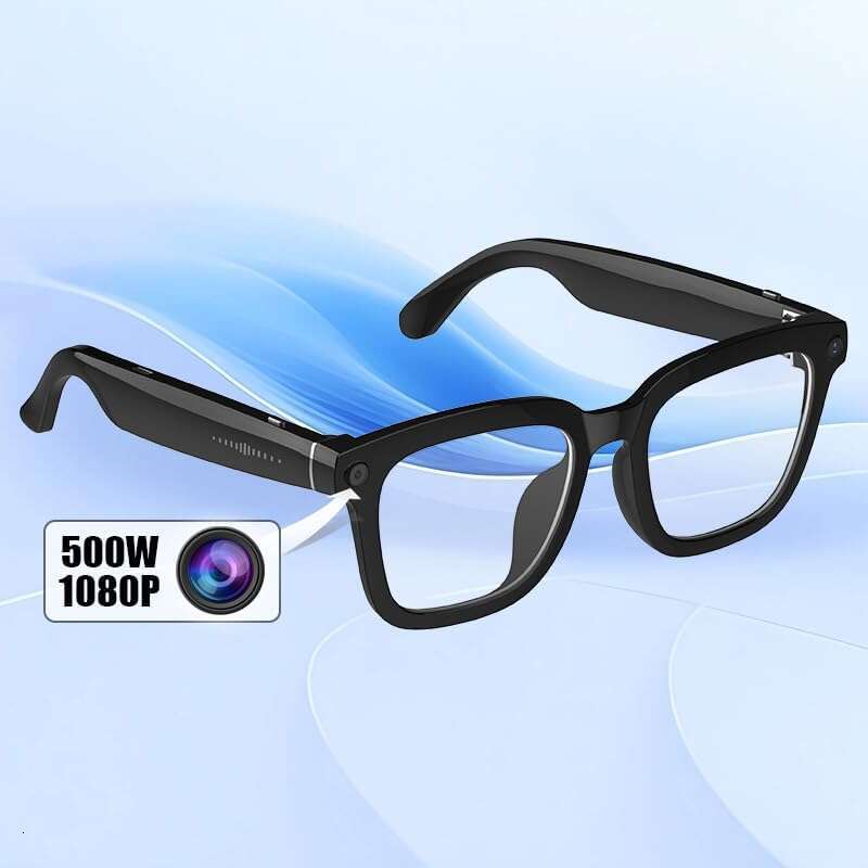 KOIPSSE AI Smart Camera Glasses: HD 1080P Video Recording Photo Taking, Translation, Assistant Conversation, Suitable for Outdoor and Indoor, Cycling,