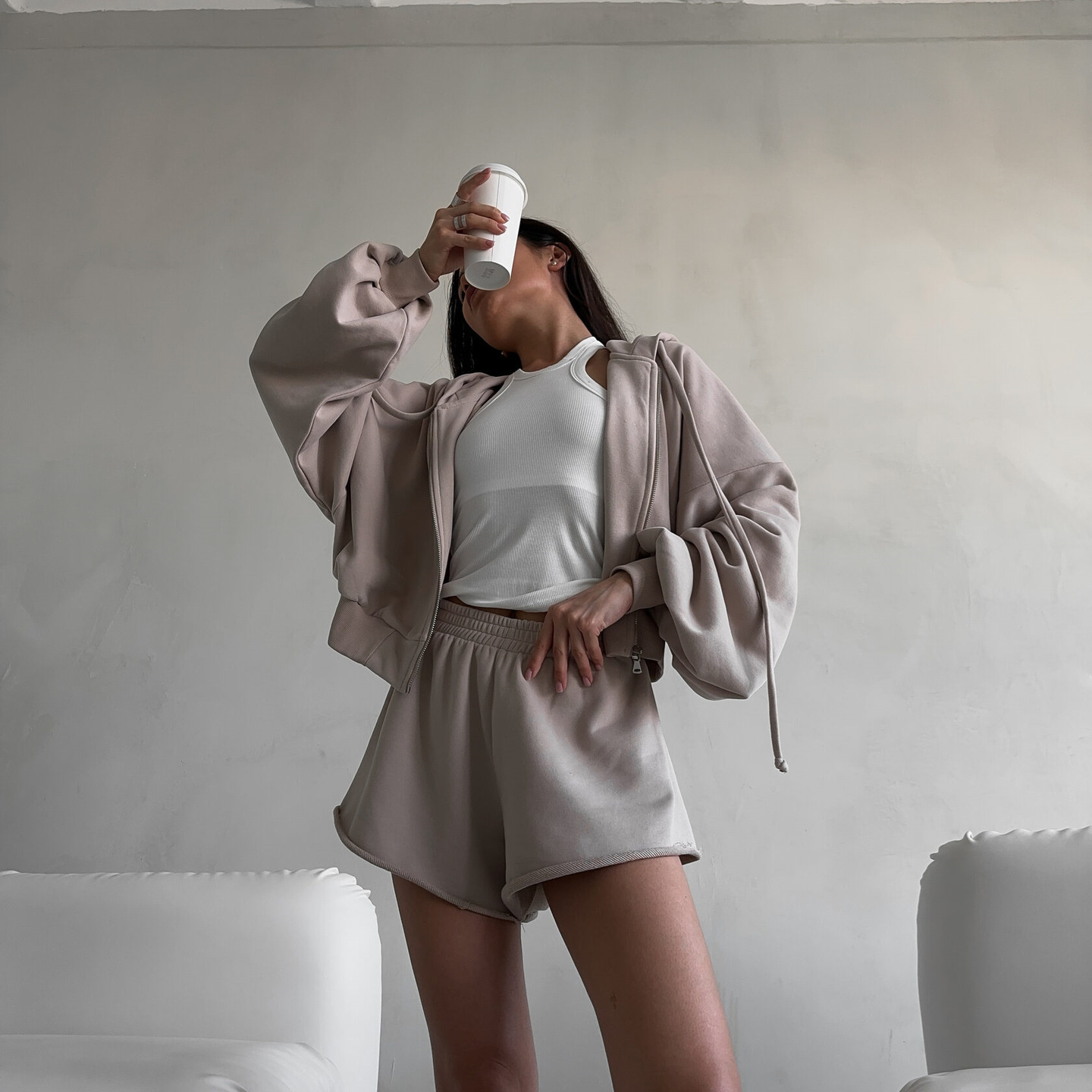 hot Free shipping designer coat for women Minimally designed cardigan jacket fashionable casual fresh and extra outfit