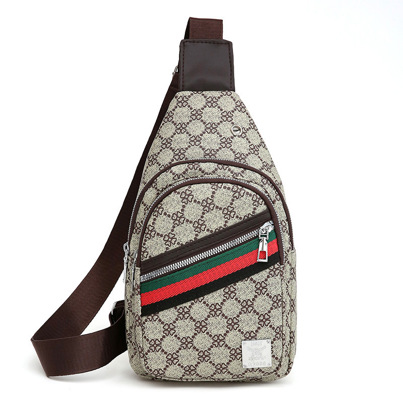 Designer Bag Luxury Bag 2025 New Men's Chest Bag Outdoor Leisure Bag Waterproof PU Leather Bag Crossbody Bag Shoulder Bag Fashion Bag