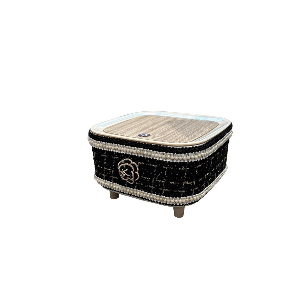 Luxury Desktop Storage Trash Can Grandma Desktop Storage Box Storage Organizer Storage Bin 250721