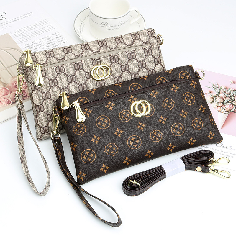 Designer Wallet Women's Crossbody Purse - Small Stylish Phone Wallet Bag with Wristlet & Card Slots, Mini Shoulder Handbag