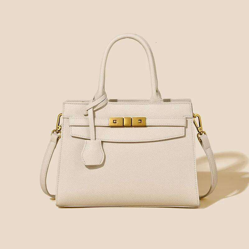 Elegant Popular Ladies Leather Shoulder Handbag, Crossbody Messenger Bag By Brand Designer