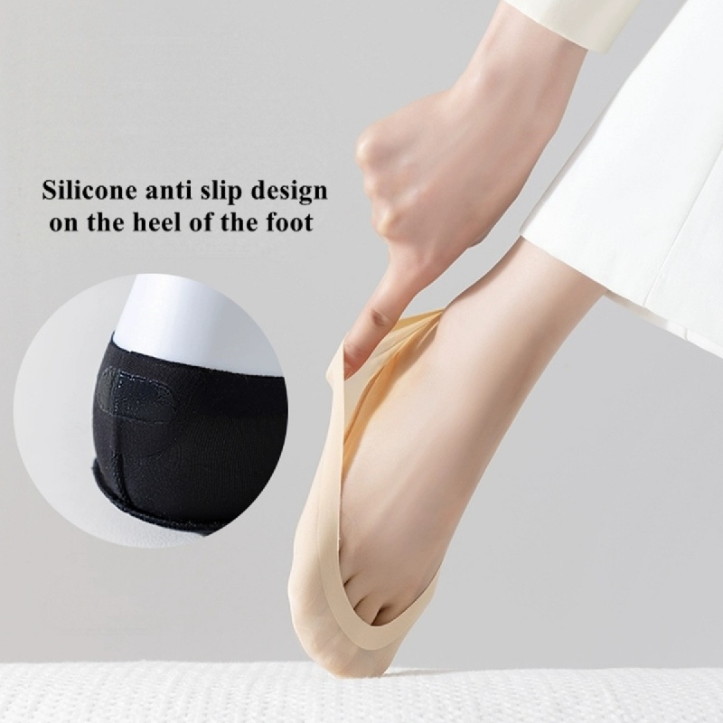Women's High Heels Breathable Invisible Socks Won't Fall Off Your Heel Women's Boat quantity Socks and Socks to Relieve Foot Fatigue. q