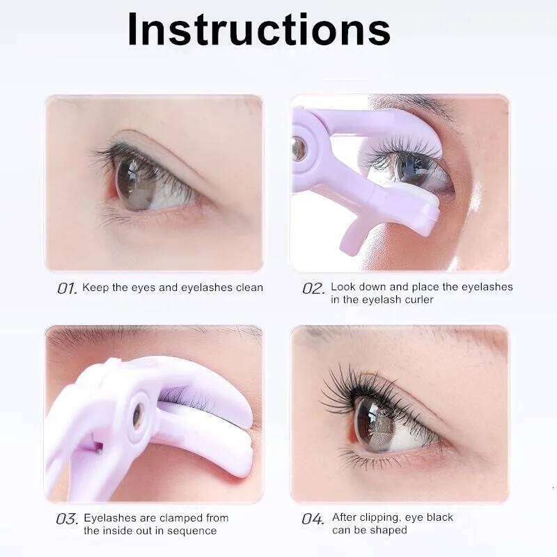 GUOXIAONIU Wide Angle Eyelash Curler Professional Eyelashes Curling Tweezers Clips Lasting Eyes Makeup Beauty Tools X250721