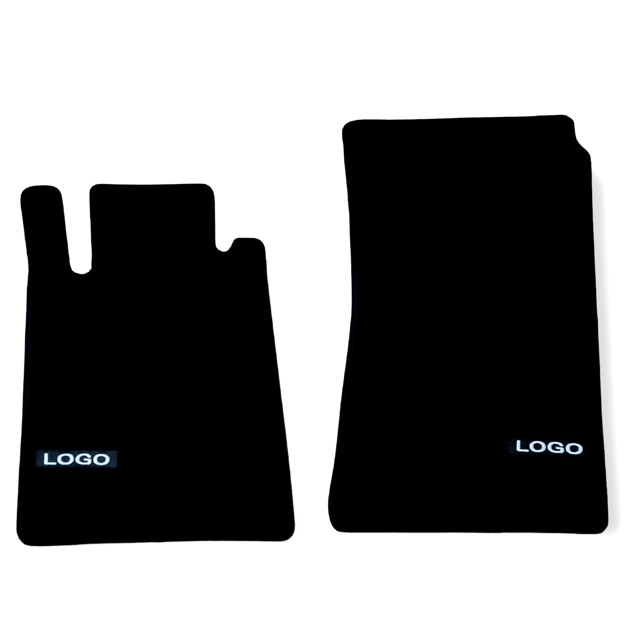 Velour Car Floor Mats For AMG SLK R171 Waterproof Black Carpet Liners