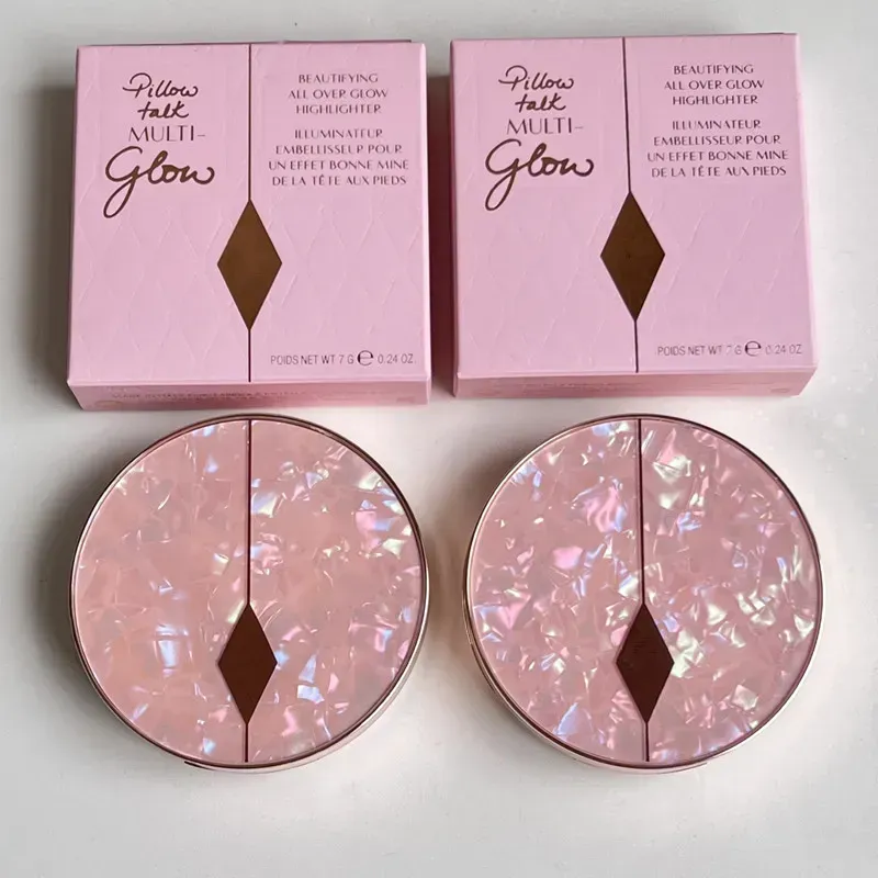 2 Colors Pink Bronzers Highlighters Diamond Girl Face Makeup Highlighter 7g Dream Light Romance Light Long-Lasting Brighten Concealer Fast Ship