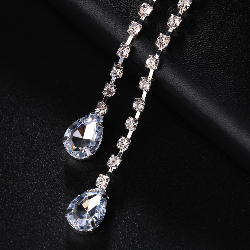 Hot Sale Water Drop Tassel Round Nipple Covers Sexy Carnival VVS Moissanite Iced out Chest Jewelry chain Bling Bling