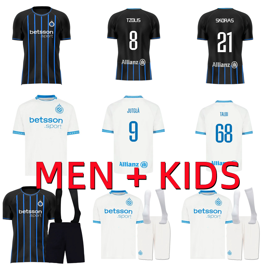 25 26 Club Brugge KV SOCCER JERSEYS 2025 2026 V.BADJI MATA KOSSOUNOU VANAKEN DE KETELAERE LANG JERSEY FOOTBALL SHIRT men kids kit socks