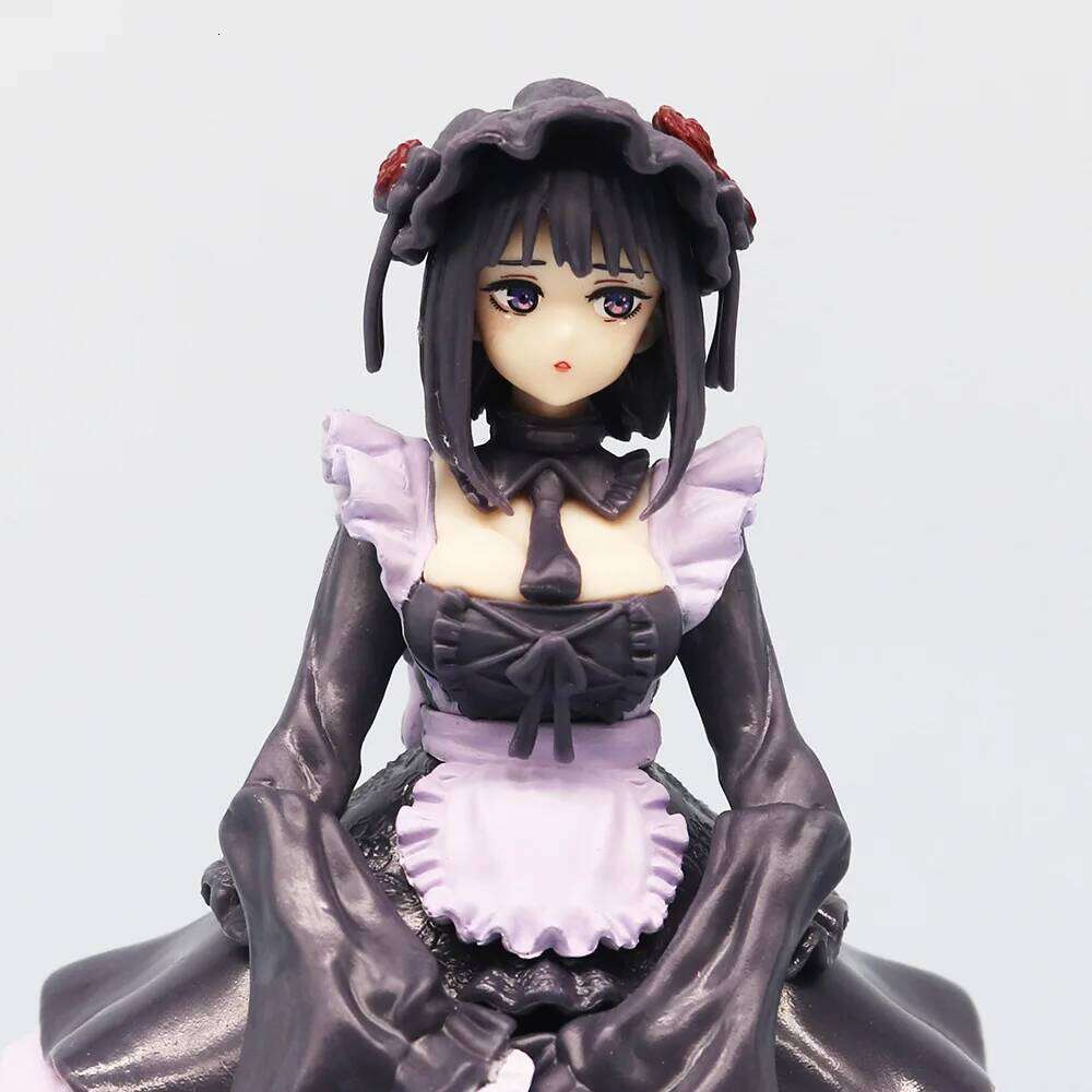 12cm My Dress-Up Darling Anime Action Figure - Black Maid Outfit Kitagawa Marin Shizuku Kuroe Figurine Collection Model Toy Gift