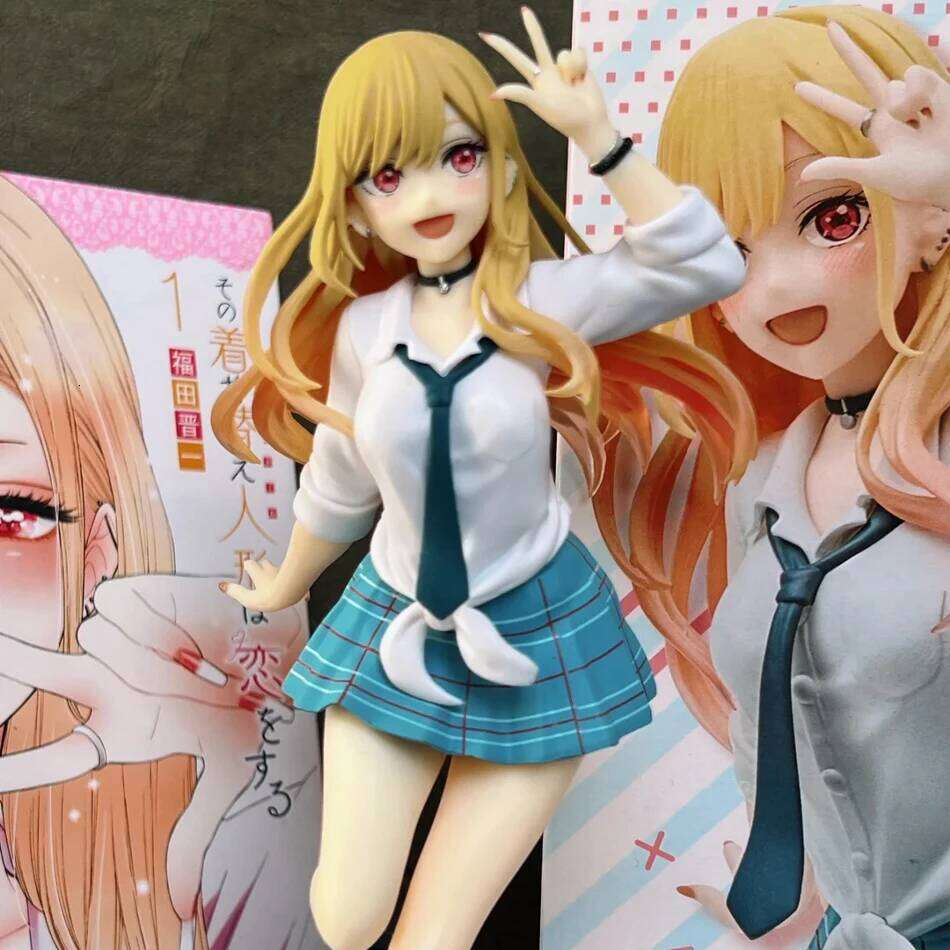 28cm Marin Kitagawa Liz Cos Succubus Anime Girl My Dress-Up Darling Shizuku Kuroe Action Figure Adult Sexy Model Doll Toy