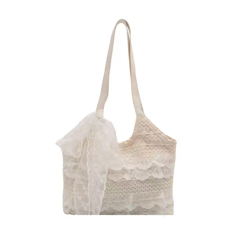 2025 Summer new women's crossbody bag new handbag summer leisure vacation fairy lace mesh women's armpit women's shoulder bag new desig