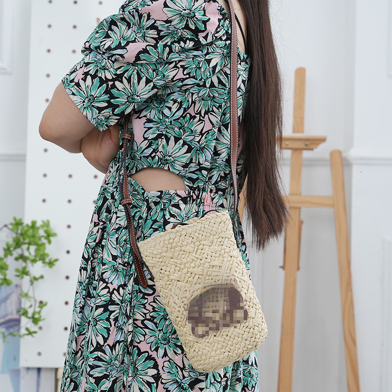 Top quality Brand High Quality New Style Free Delivery Designer New Rope Woven Crossbody Fashionable Beach Vacation Celebrity Check-in New Free Delive