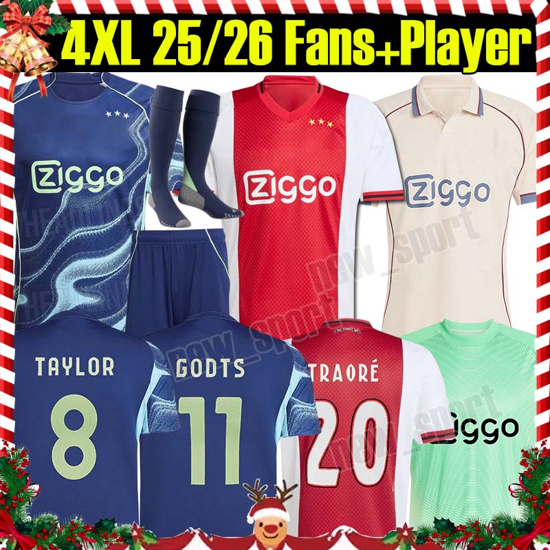 4XL 2025/26 GODTS BROBBEY Soccer Jerseys 125TH TRAORE HENDERSON TAYLOR BERGHUIS BERGWIJN AKPOM BASSEY MARLEY CRUYFF men kids uniforms football shirts