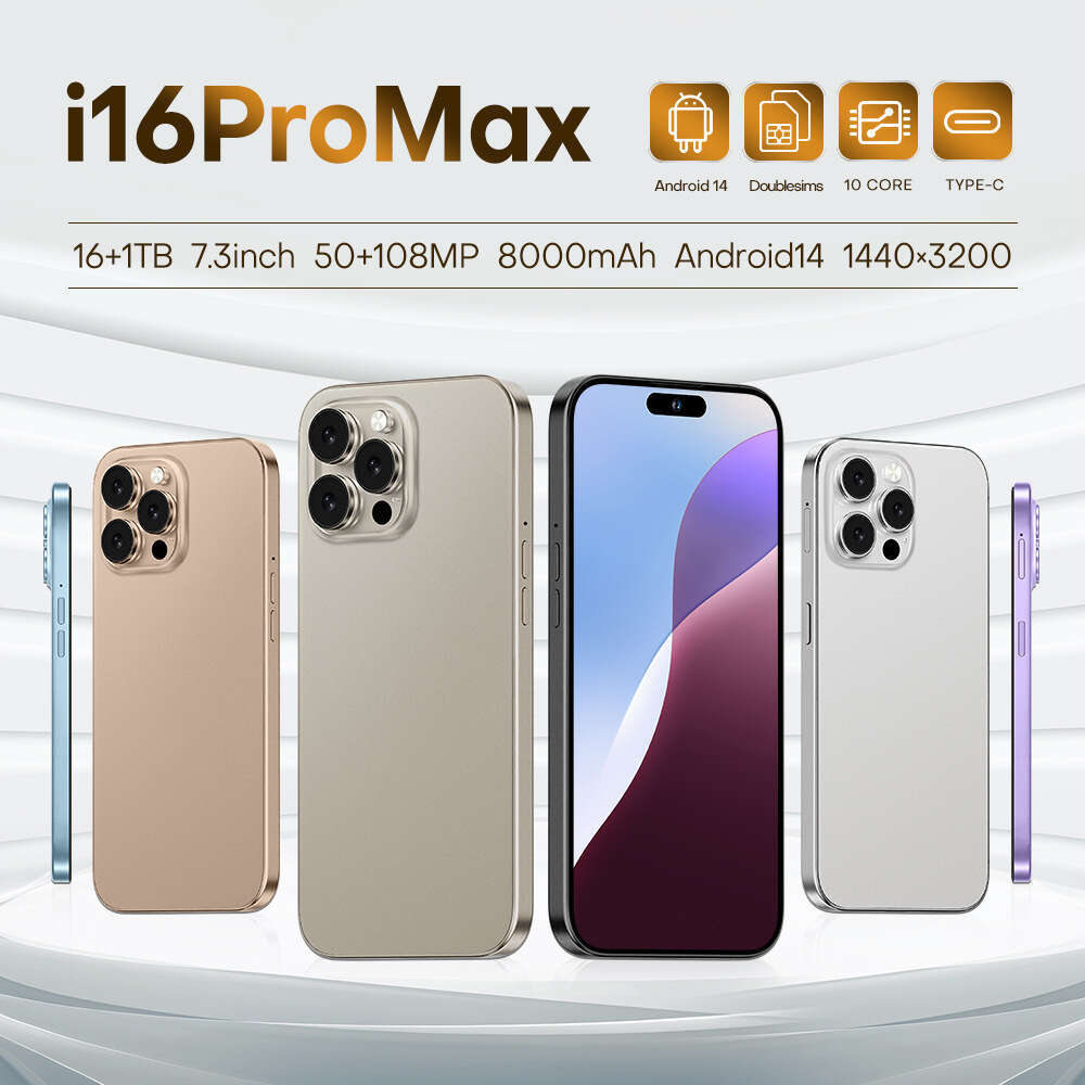 Phone i16 Pro Max Smart Island 6.6 Inch 1+16 Android Smartphone