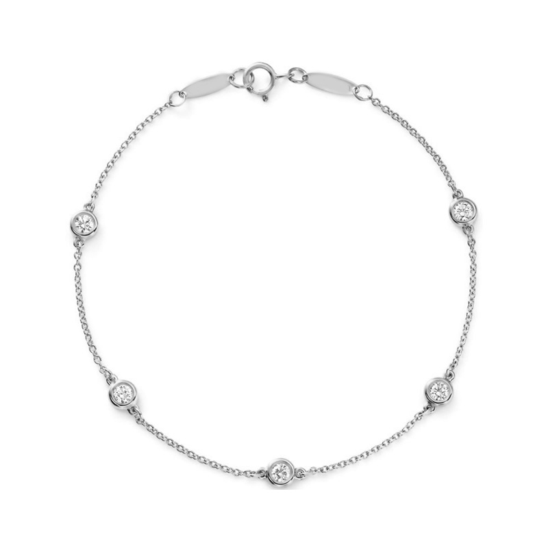 2025 summer new 4mm bead love heart charm bracelet bangle for women girls bubble designer bangles bracelets jewelry silver plated bracelets