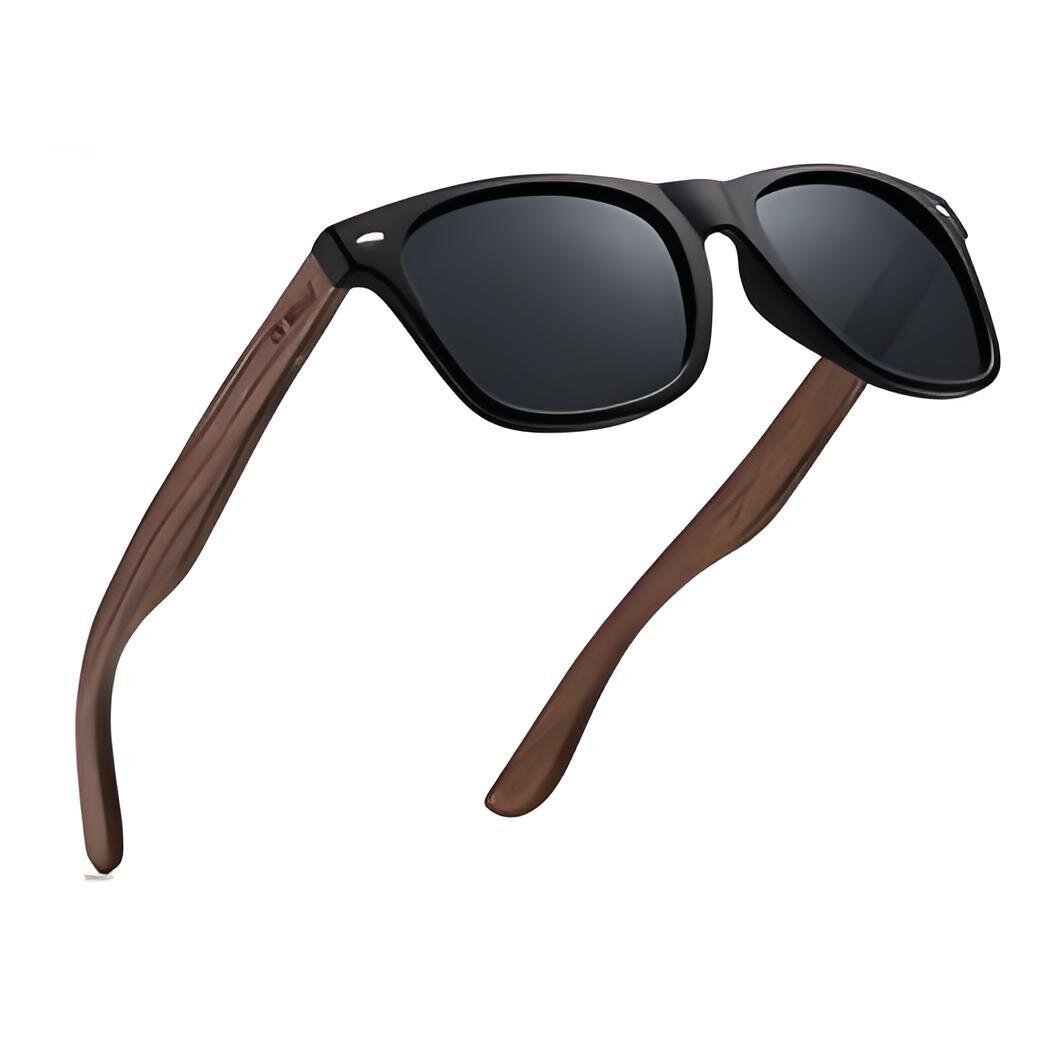 Oi Natural Wooden Sunglasses Men Polarized Fashion Sun Glasses Original Wood Oculos De Sol Masculino New TR90 Frames