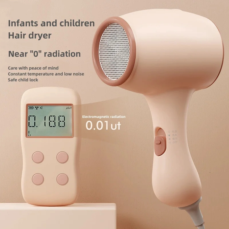 Childrens Hair Dryer Mini Low Noise Constant Temperature 0 Radiation Fart Blowing Safety Childrens Lock Portable Hair Dryer 250717