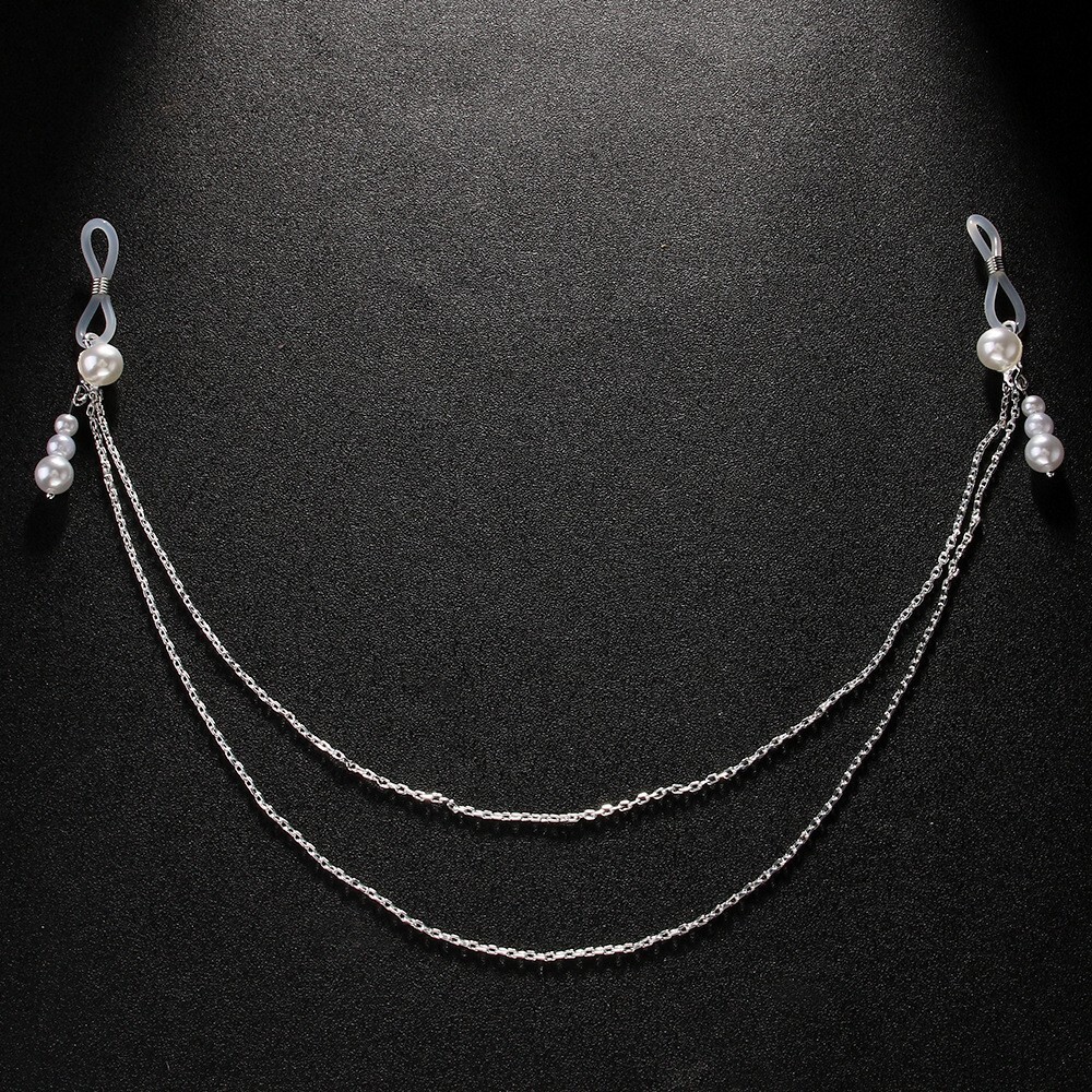 Pearl Pendant Nipple Chain Erotic Sexy Beach Bikini Body Chain Accessories Body Chain Bling Bling Iced out